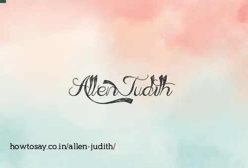 Allen Judith