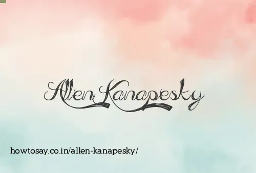Allen Kanapesky