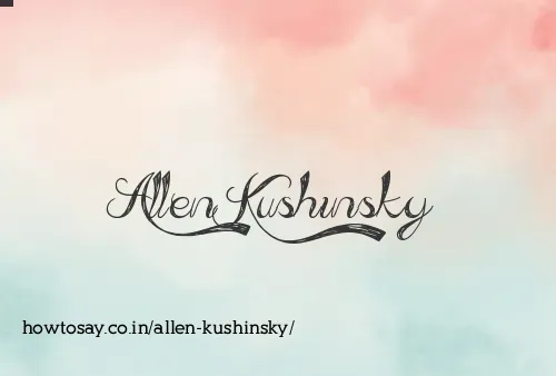 Allen Kushinsky