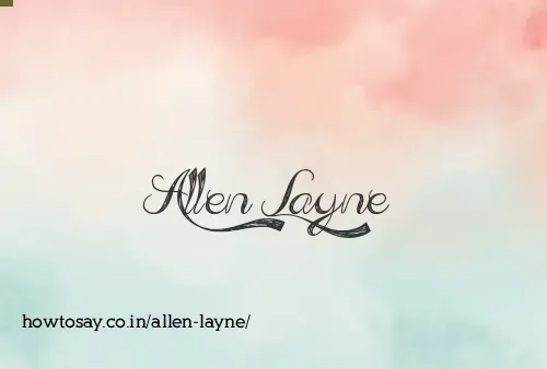 Allen Layne