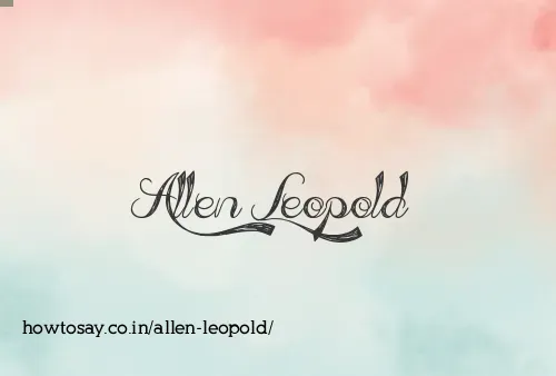 Allen Leopold