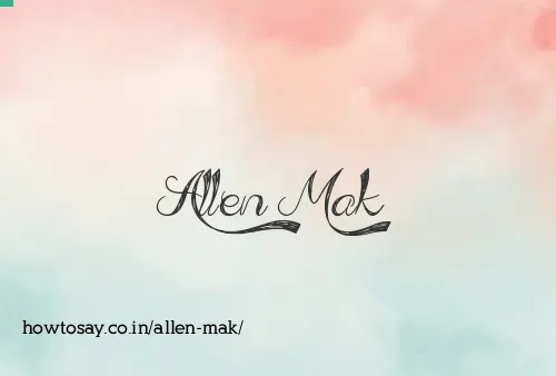 Allen Mak