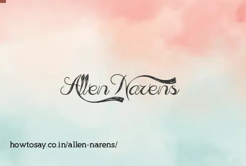 Allen Narens