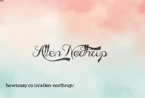 Allen Northrup