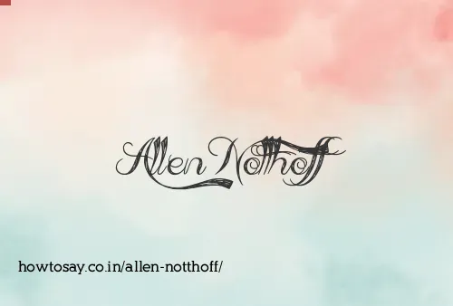 Allen Notthoff