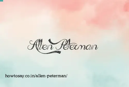 Allen Peterman