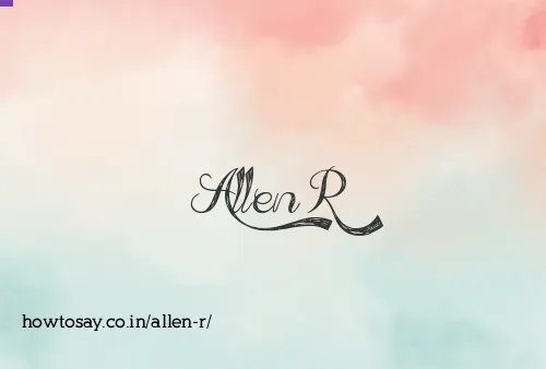 Allen R
