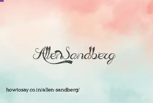 Allen Sandberg