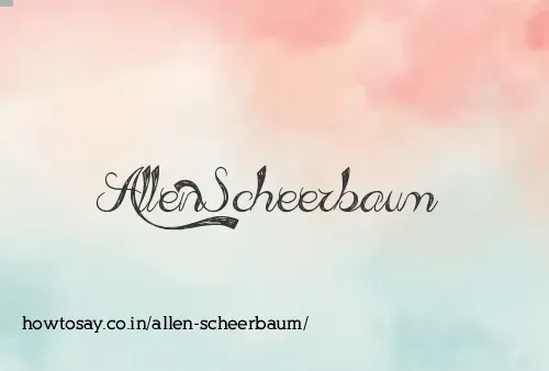 Allen Scheerbaum