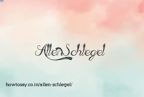 Allen Schlegel
