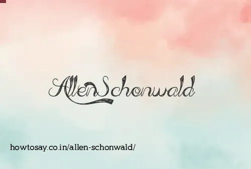 Allen Schonwald