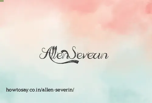 Allen Severin