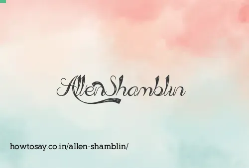 Allen Shamblin