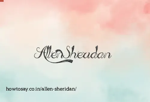 Allen Sheridan