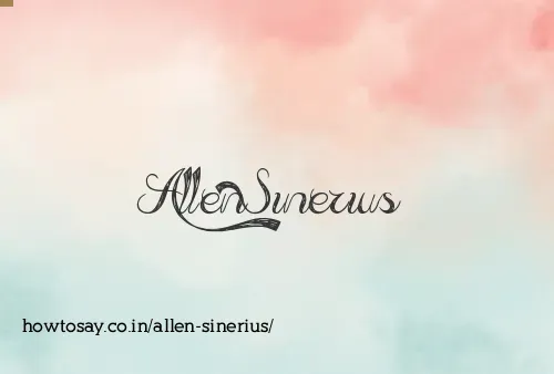 Allen Sinerius