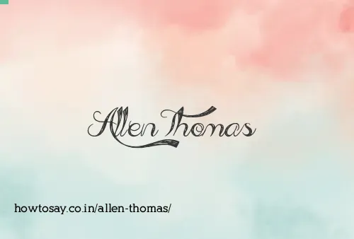 Allen Thomas