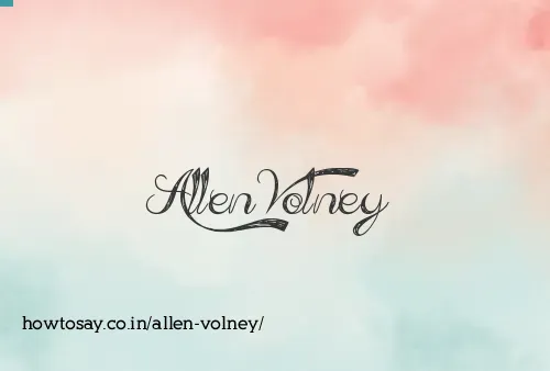 Allen Volney