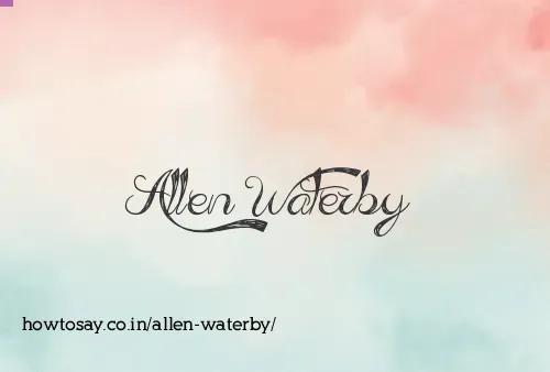 Allen Waterby