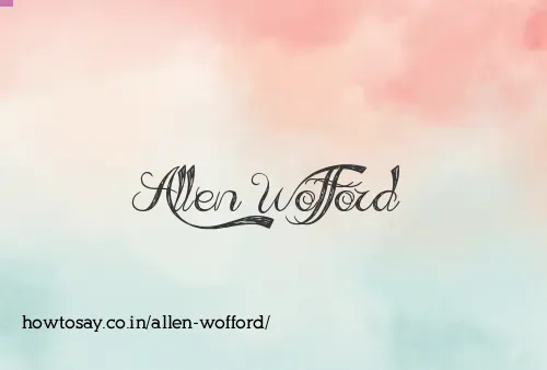 Allen Wofford