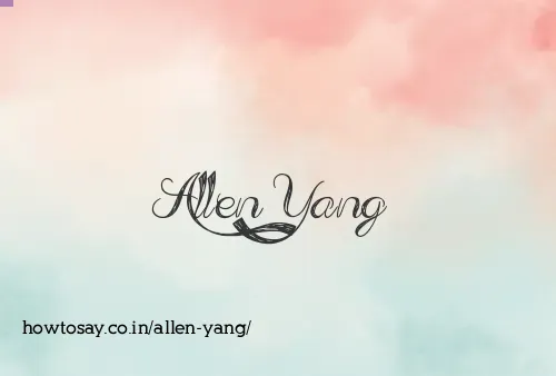 Allen Yang