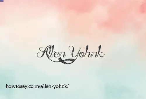Allen Yohnk