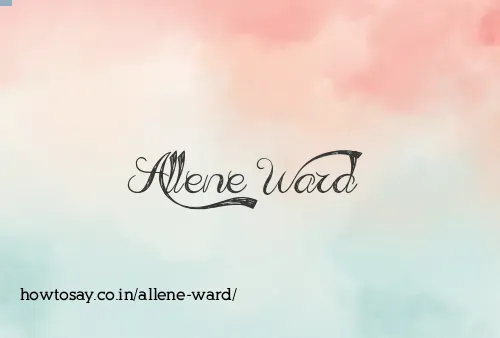 Allene Ward