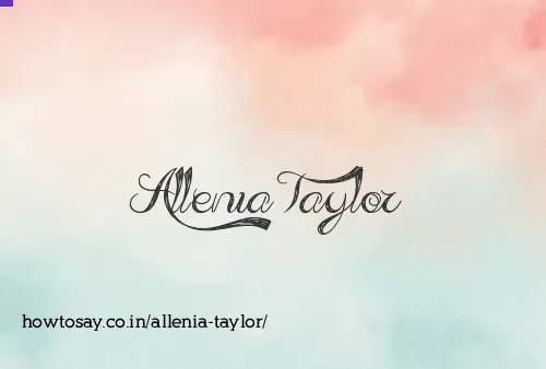 Allenia Taylor