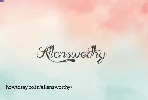 Allensworthy