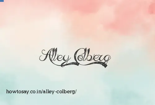Alley Colberg