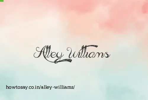 Alley Williams