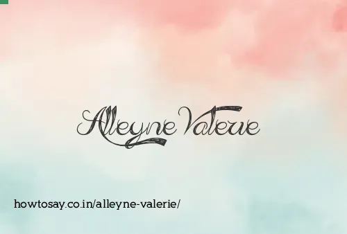 Alleyne Valerie