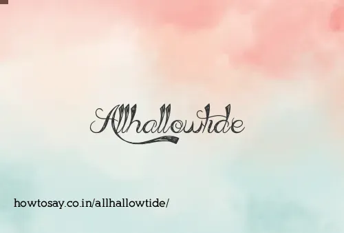 Allhallowtide