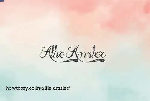 Allie Amsler