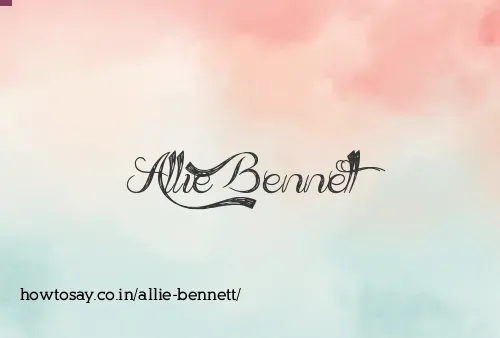 Allie Bennett