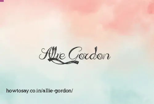 Allie Gordon
