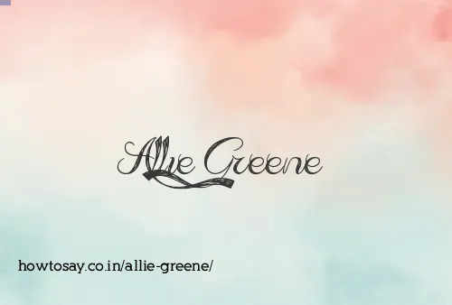 Allie Greene