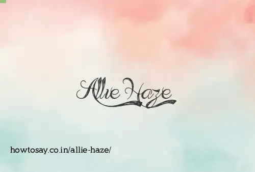 Allie Haze