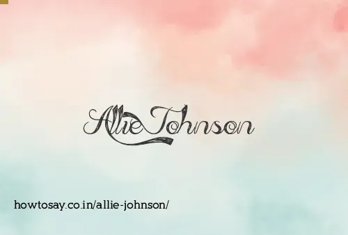Allie Johnson