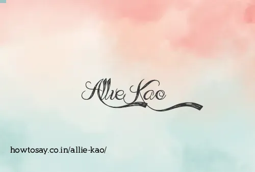 Allie Kao