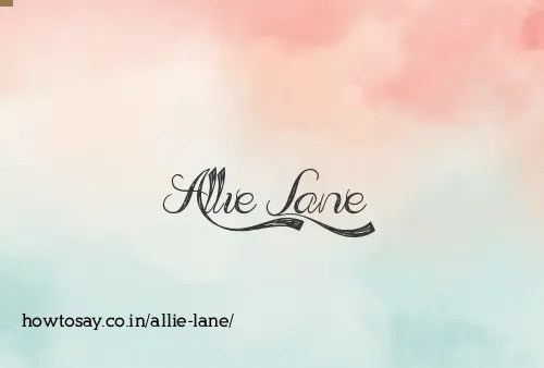 Allie Lane