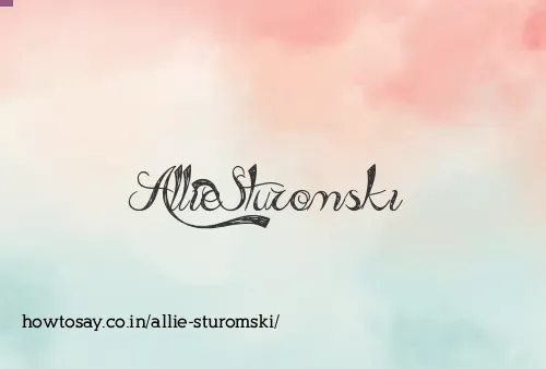 Allie Sturomski