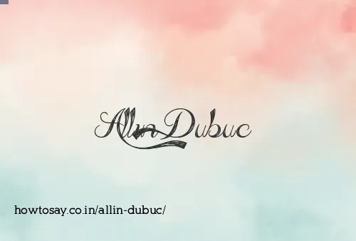 Allin Dubuc