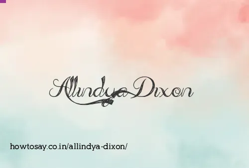 Allindya Dixon