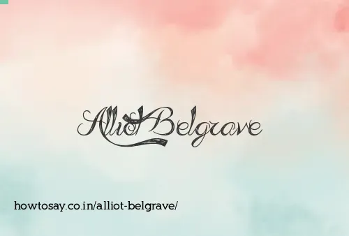 Alliot Belgrave