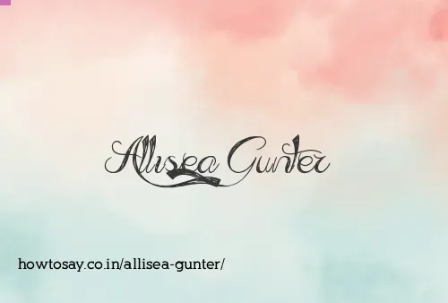 Allisea Gunter