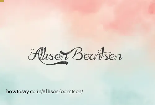 Allison Berntsen