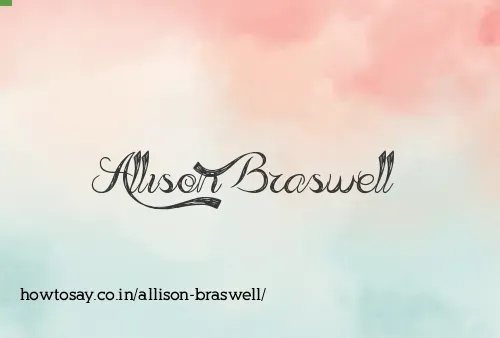 Allison Braswell