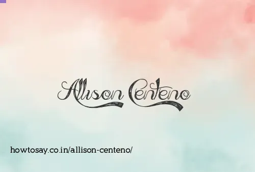 Allison Centeno