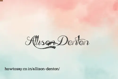 Allison Denton