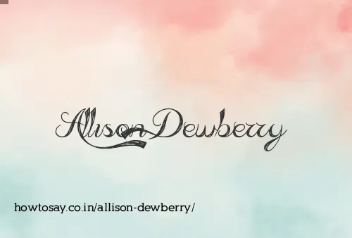 Allison Dewberry